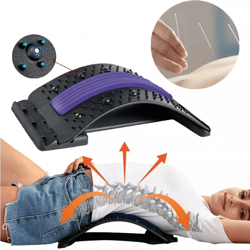 Ergonomic Back Massage Stretcher for Posture & Relaxation