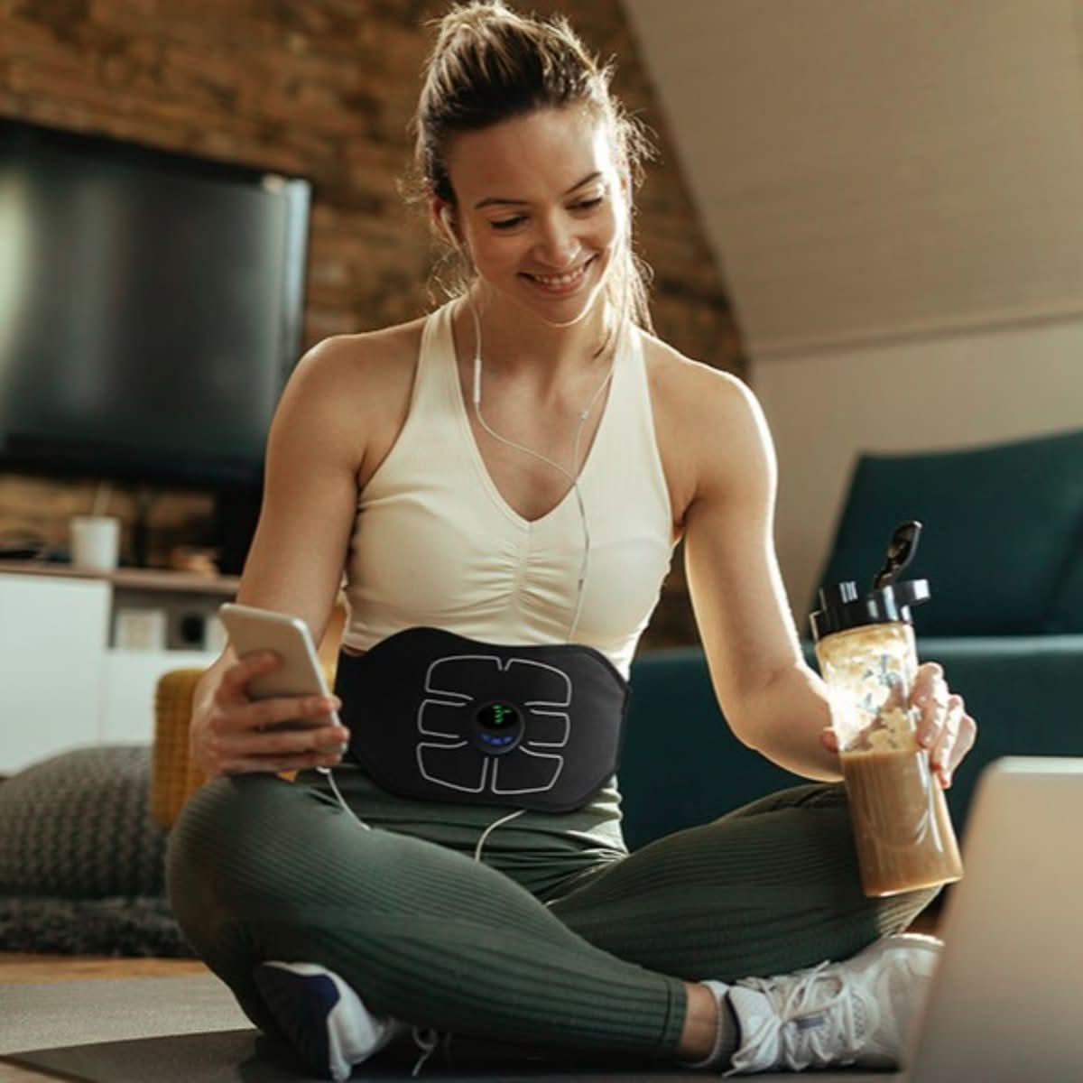 EMS Ab Muscle Trainer for Toned Core