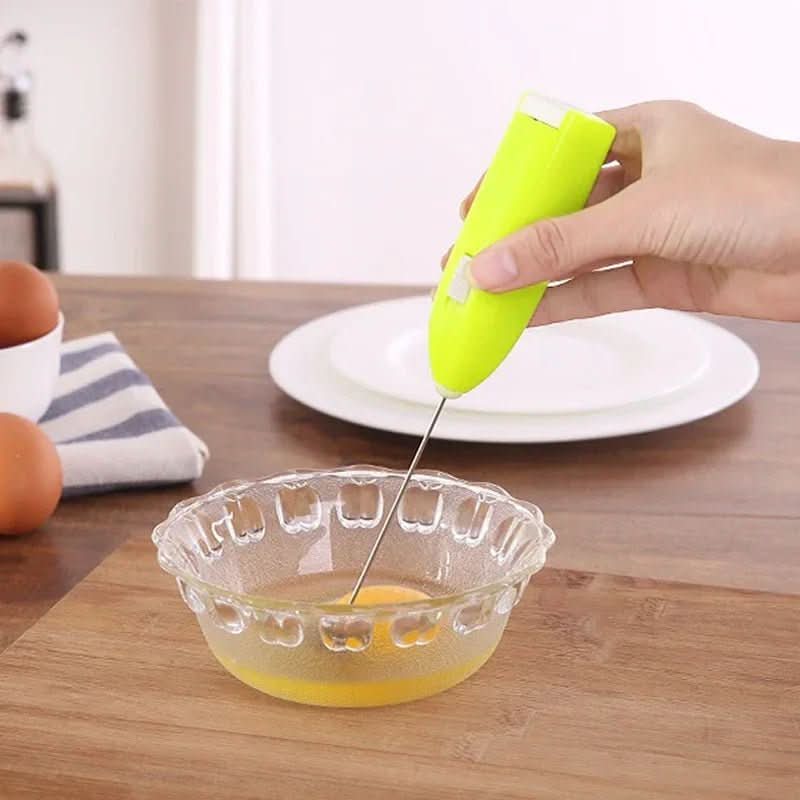Electric milk frother for versatile kitchen use