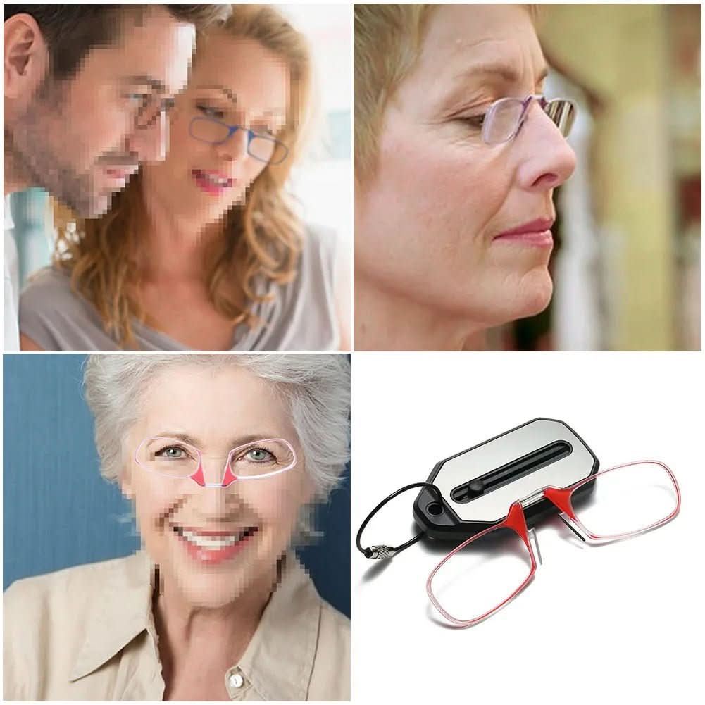 Foldable Ultralight Reading Glasses for Clear Vision On-the-Go