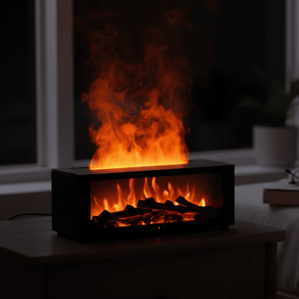 Flame Effect Humidifier 4-in-1 for Relaxing Home Vibes