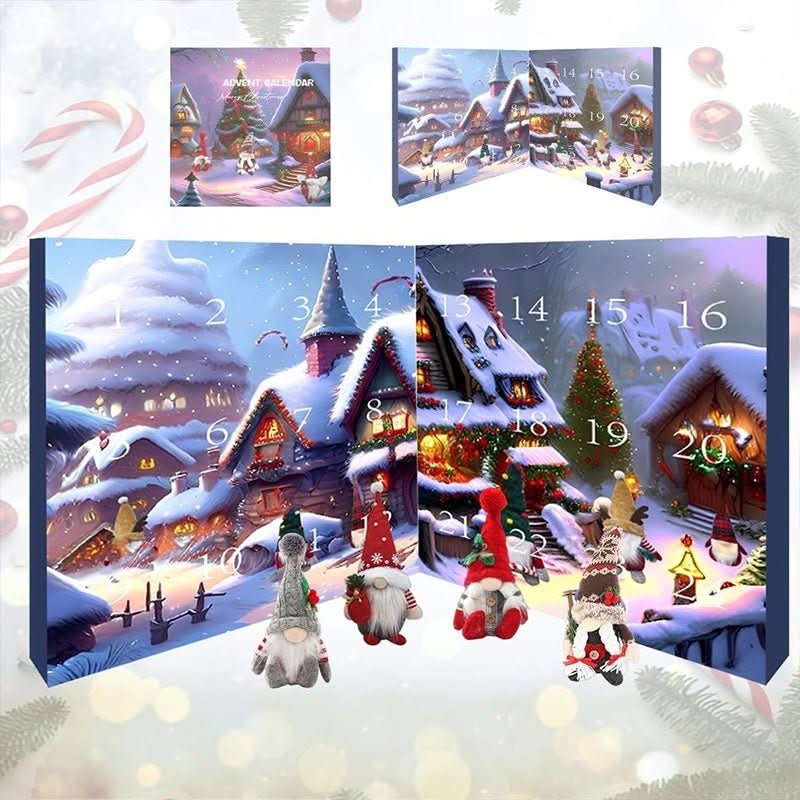 Handmade Plush Gnome Advent Calendar for a Magical Christmas Countdown