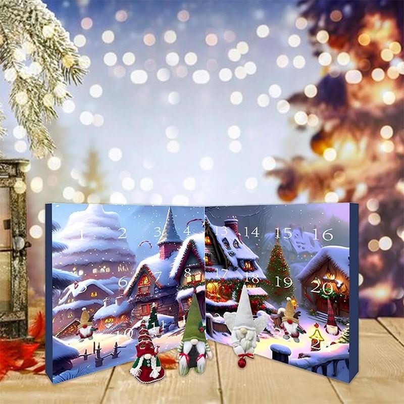 Handmade Plush Gnome Advent Calendar for a Magical Christmas Countdown
