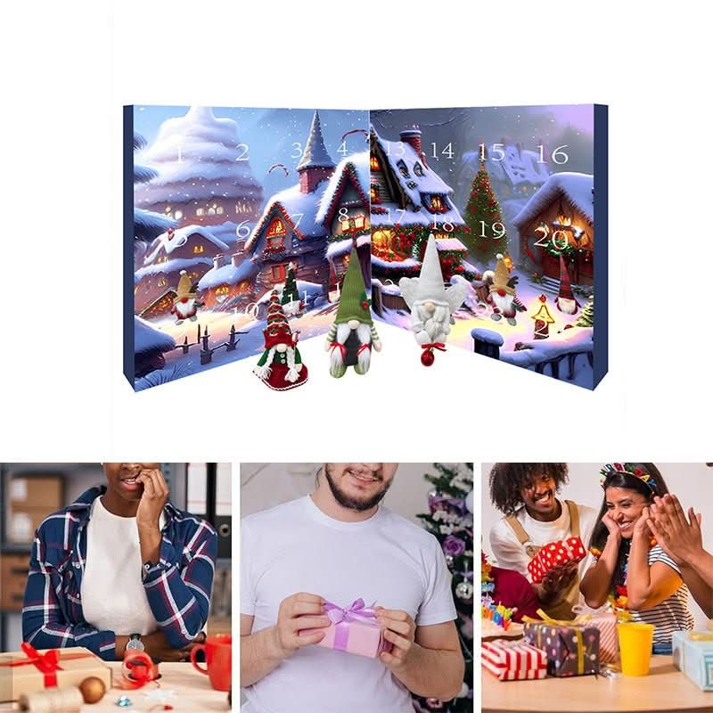 Handmade Plush Gnome Advent Calendar for a Magical Christmas Countdown