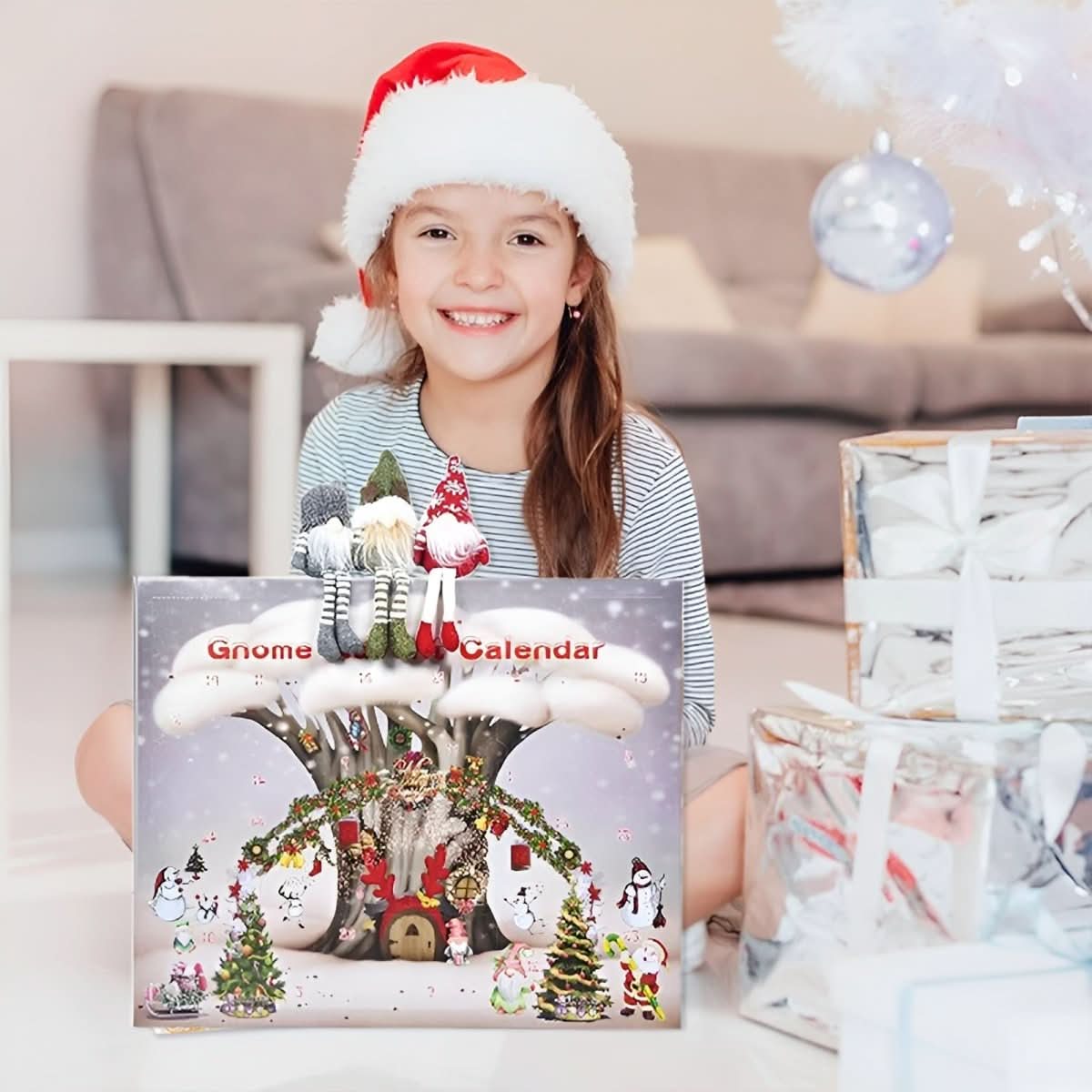 Handmade Plush Gnome Advent Calendar for a Magical Christmas Countdown