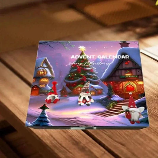 Whimsical Gnome Advent Calendar with 24 Handmade Figures