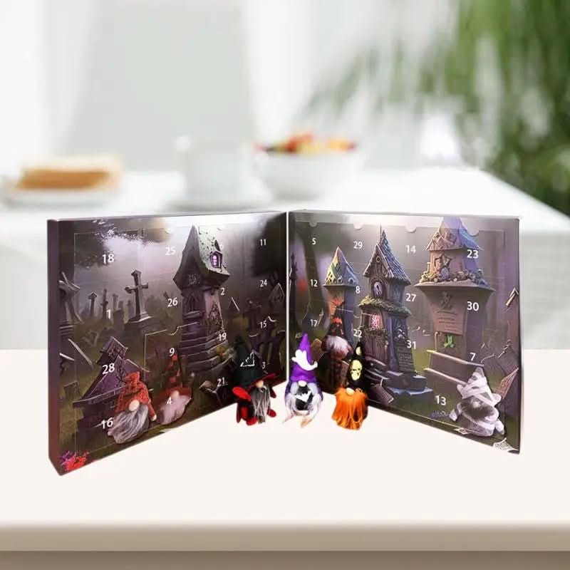 Whimsical Gnome Advent Calendar with 24 Handmade Figures
