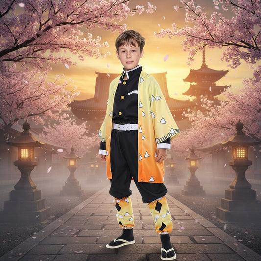 Halloween Anime Cosplay Costume and Outfits Set with and LED for Character Fans