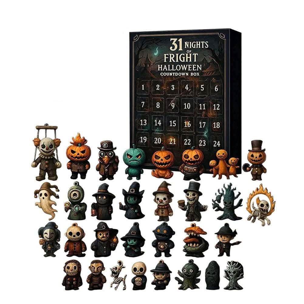 HALLOWEEN Countdown Box – 31 Nights of Fright Advent Calendar for Kids