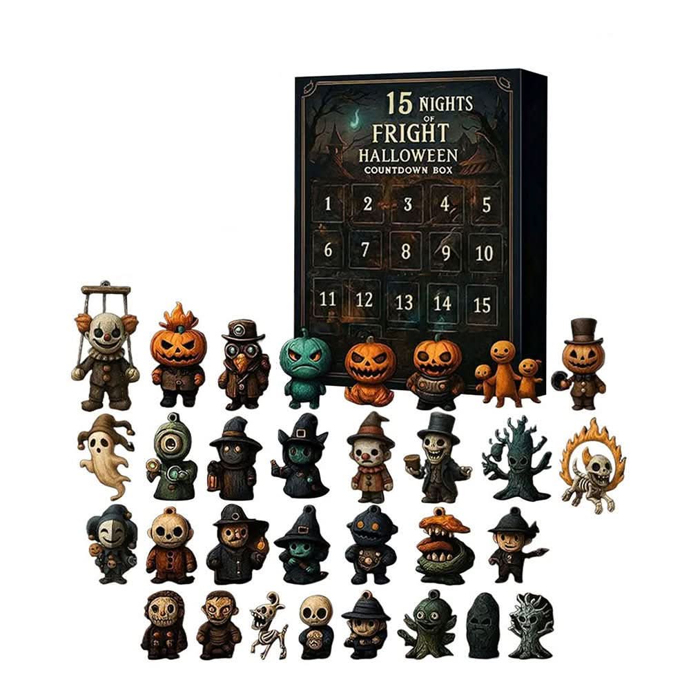 HALLOWEEN Countdown Box – 31 Nights of Fright Advent Calendar for Kids