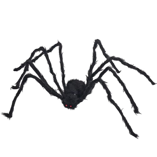 Halloween Giant Spider Decoration with Web and Poseable Legs for Outdoor Yard