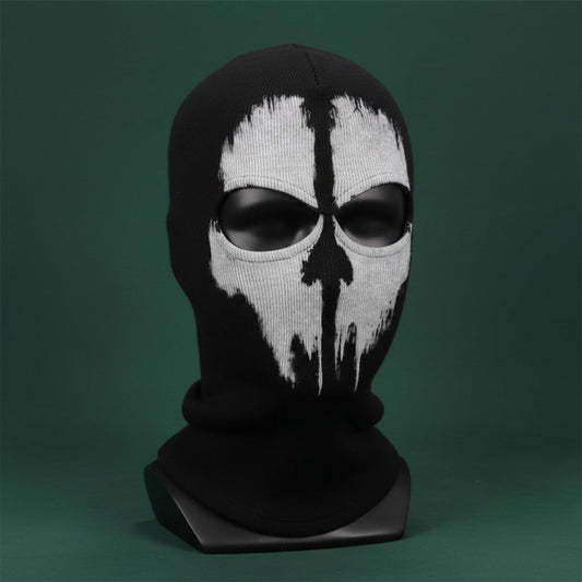 Halloween Skull Balaclava Ski Mask with Full Face Coverage Knit Cold Weather Motorcycle