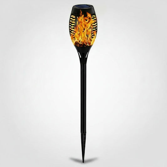 Halloween Solar Powered Outdoor Torch Lights with Flickering Flame Effect for Yard Decoration