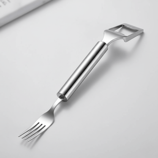 Dual Blade & Fork for Effortless Fruit Preparation
