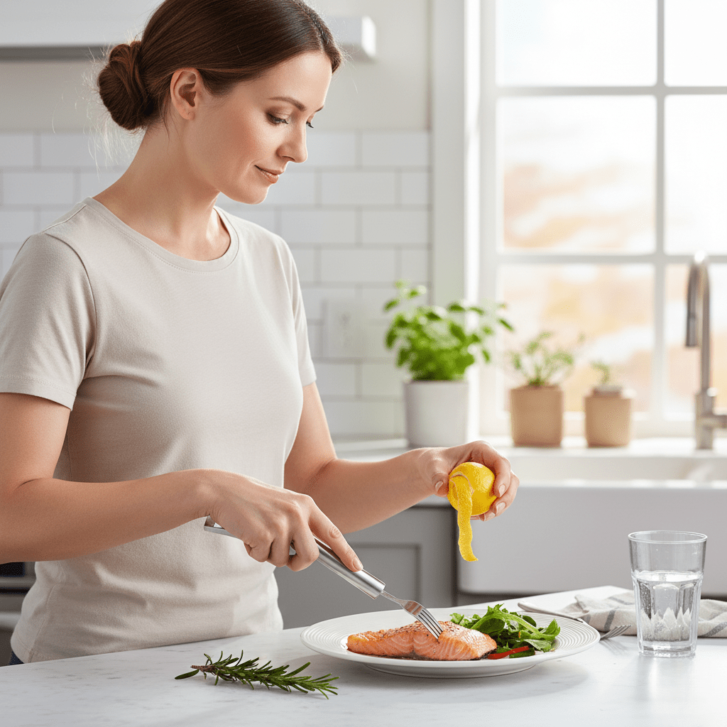 Dual Blade & Fork for Effortless Fruit Preparation