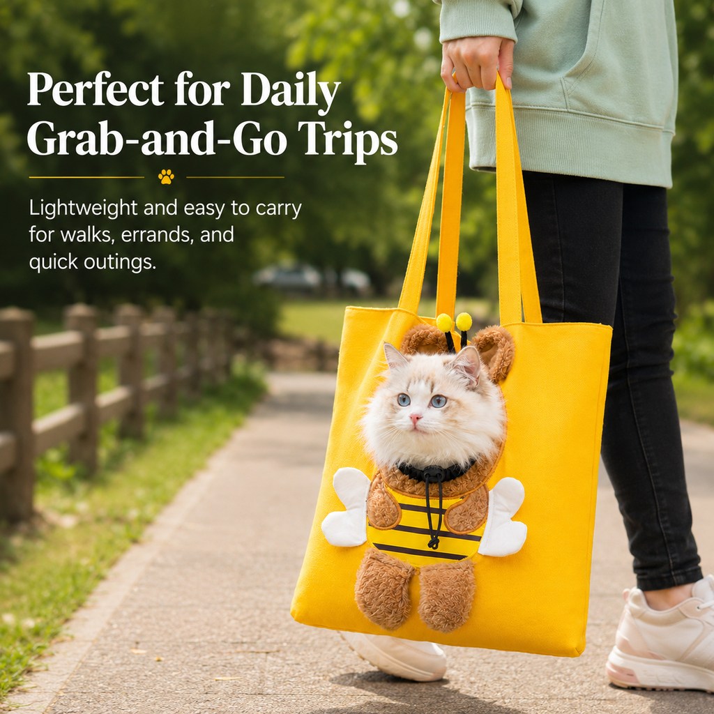 Head-Out Cat Carrier Tote