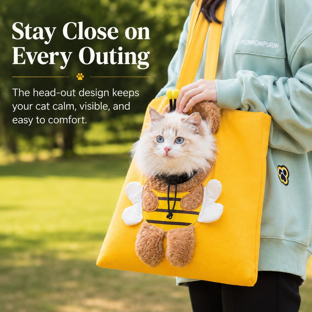 Head-Out Cat Carrier Tote
