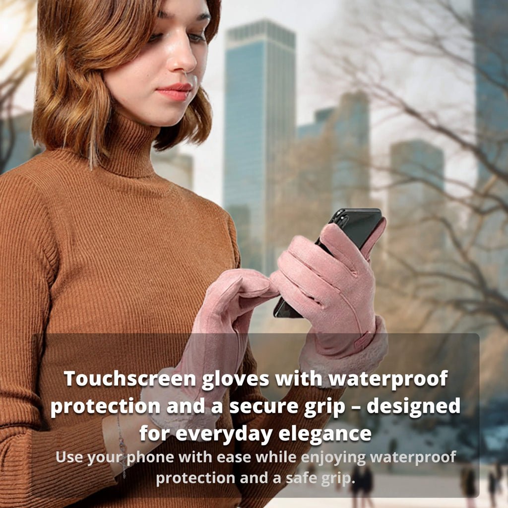Adjustable Heated Gloves for Women with Waterproof Protection