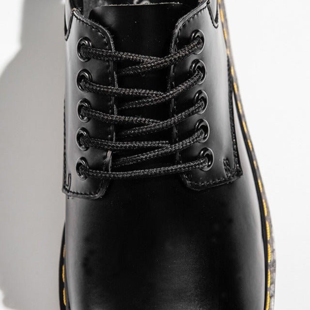Men's Leather Lace-Up Oxford Shoes
