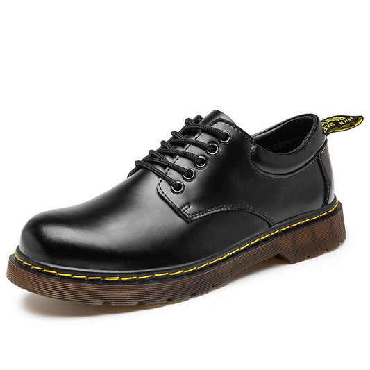 Men's Leather Lace-Up Oxford Shoes