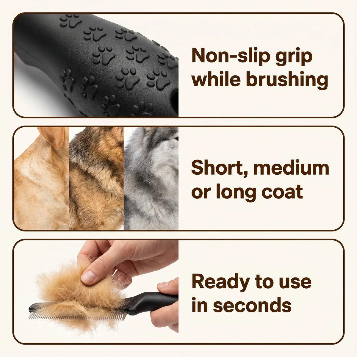 Pet Deshedding Comb