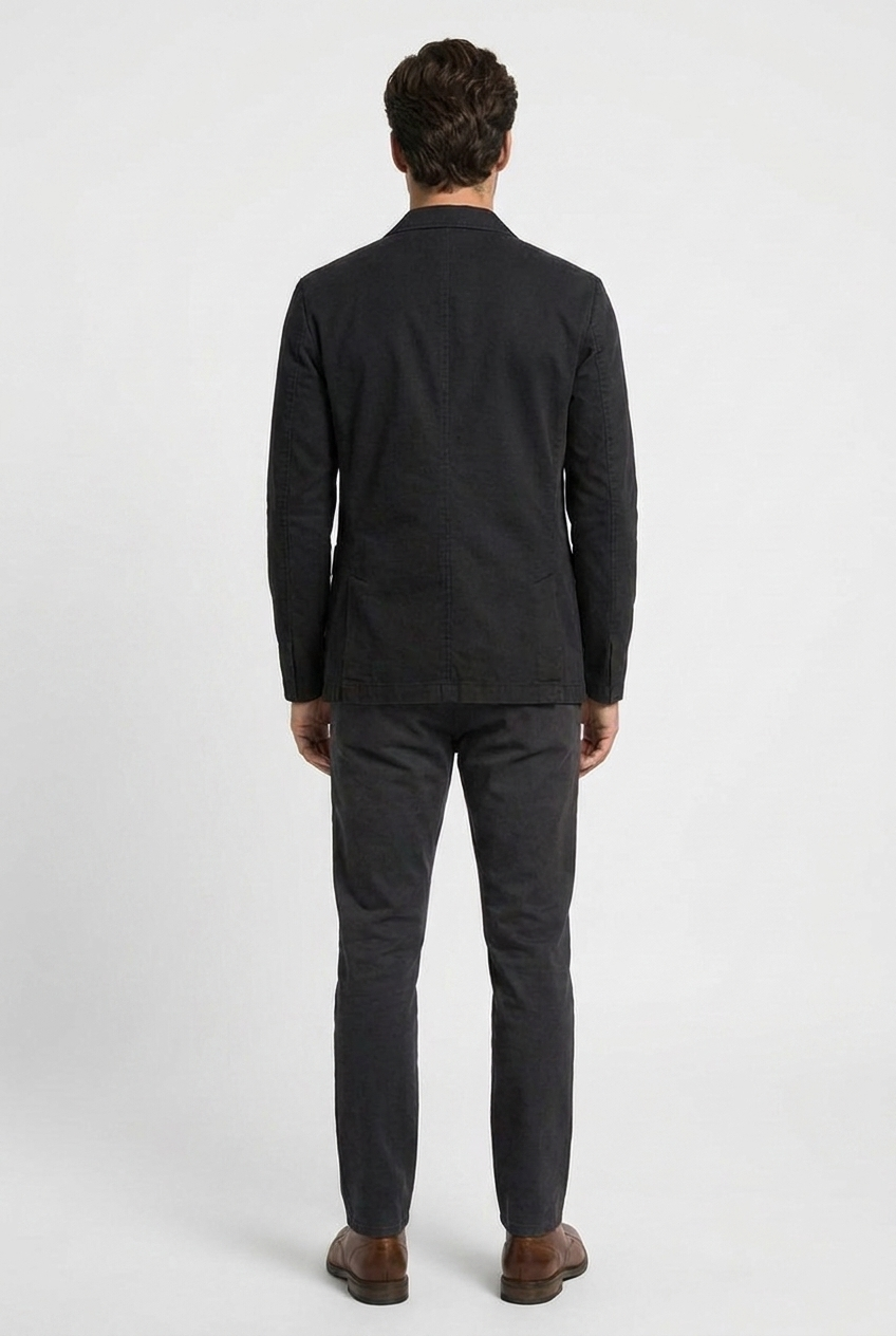 Men's Unstructured Casual Cotton Blazer