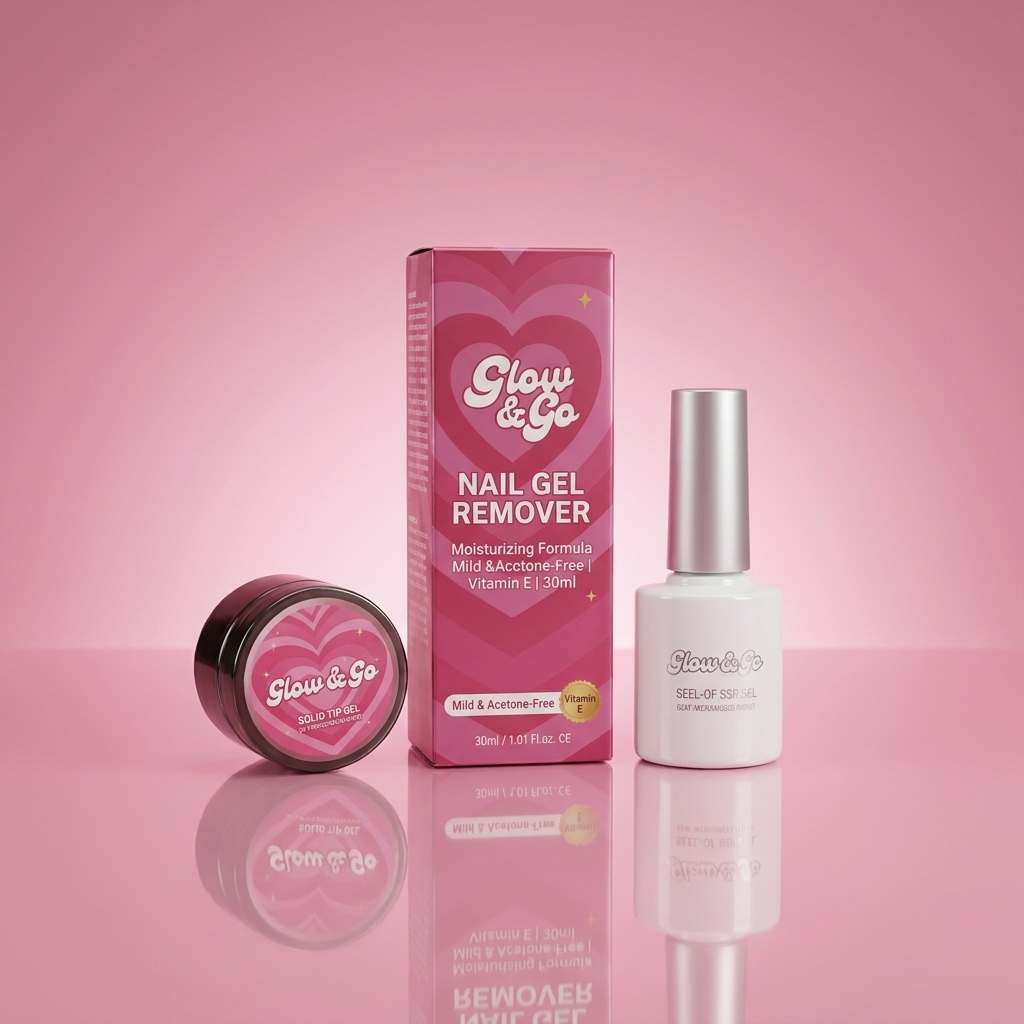 Press-On Nail Starter Kit with UV Lamp