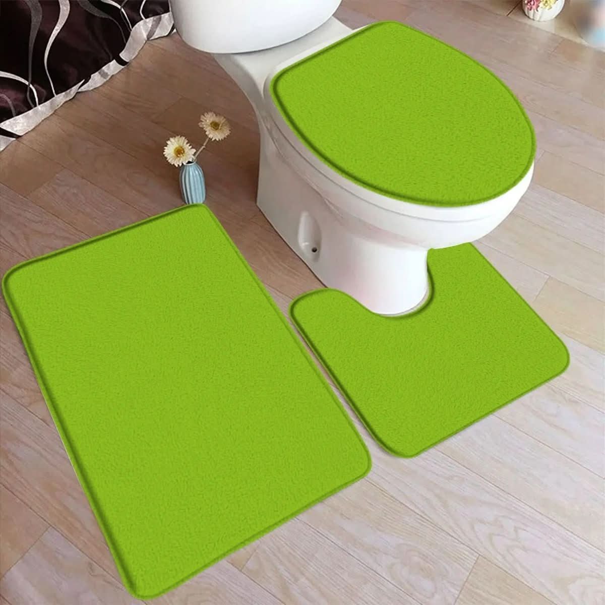 3-Piece Non-Slip Bathroom Mat Set for Comfort & Safety