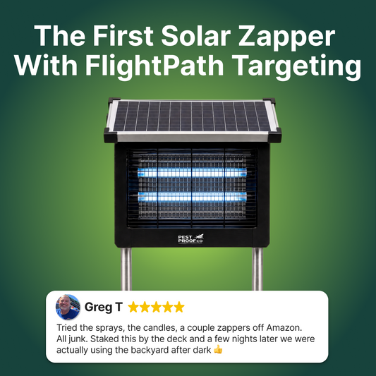 Solar Powered Outdoor Bug Zapper