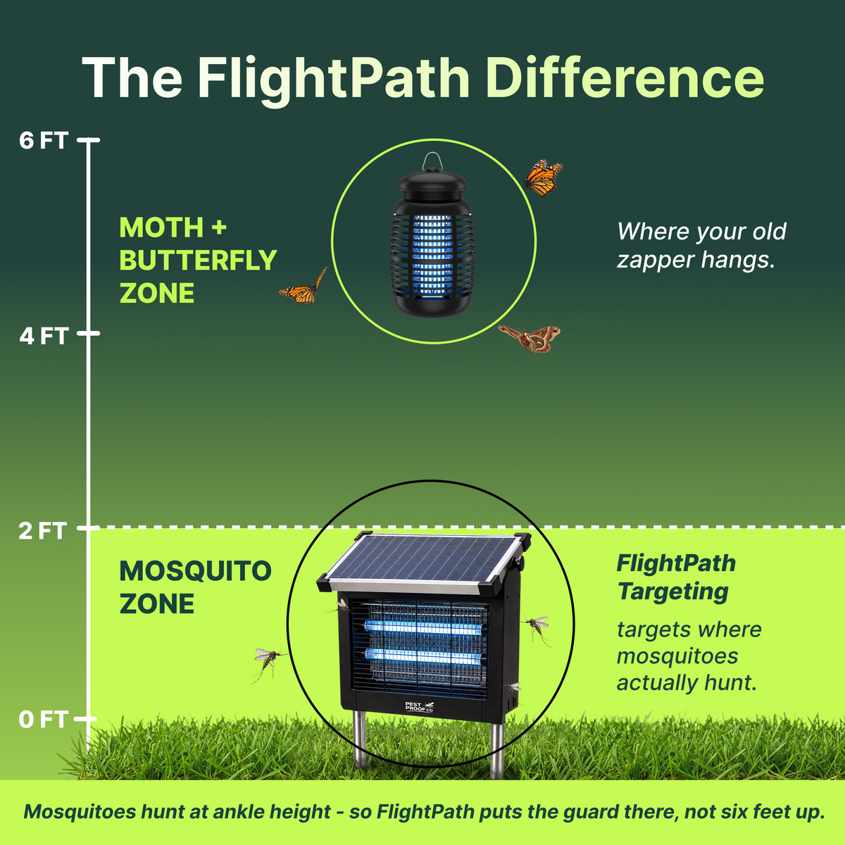 Solar Powered Outdoor Bug Zapper