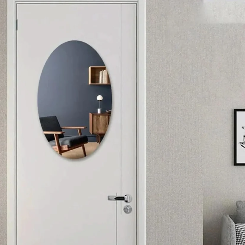Adhesive Mirror - Oval Shape