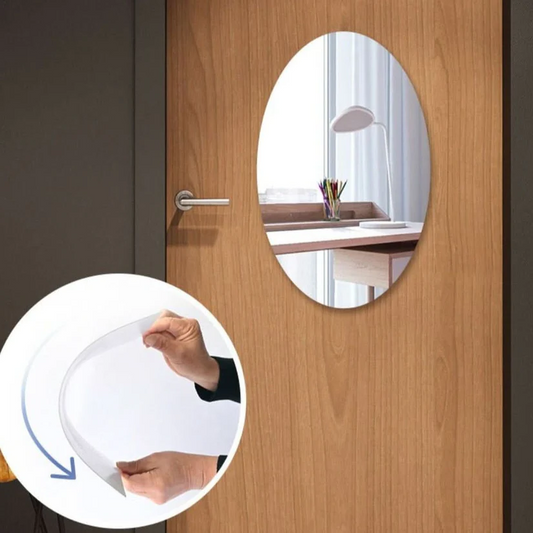 Adhesive Mirror - Oval Shape