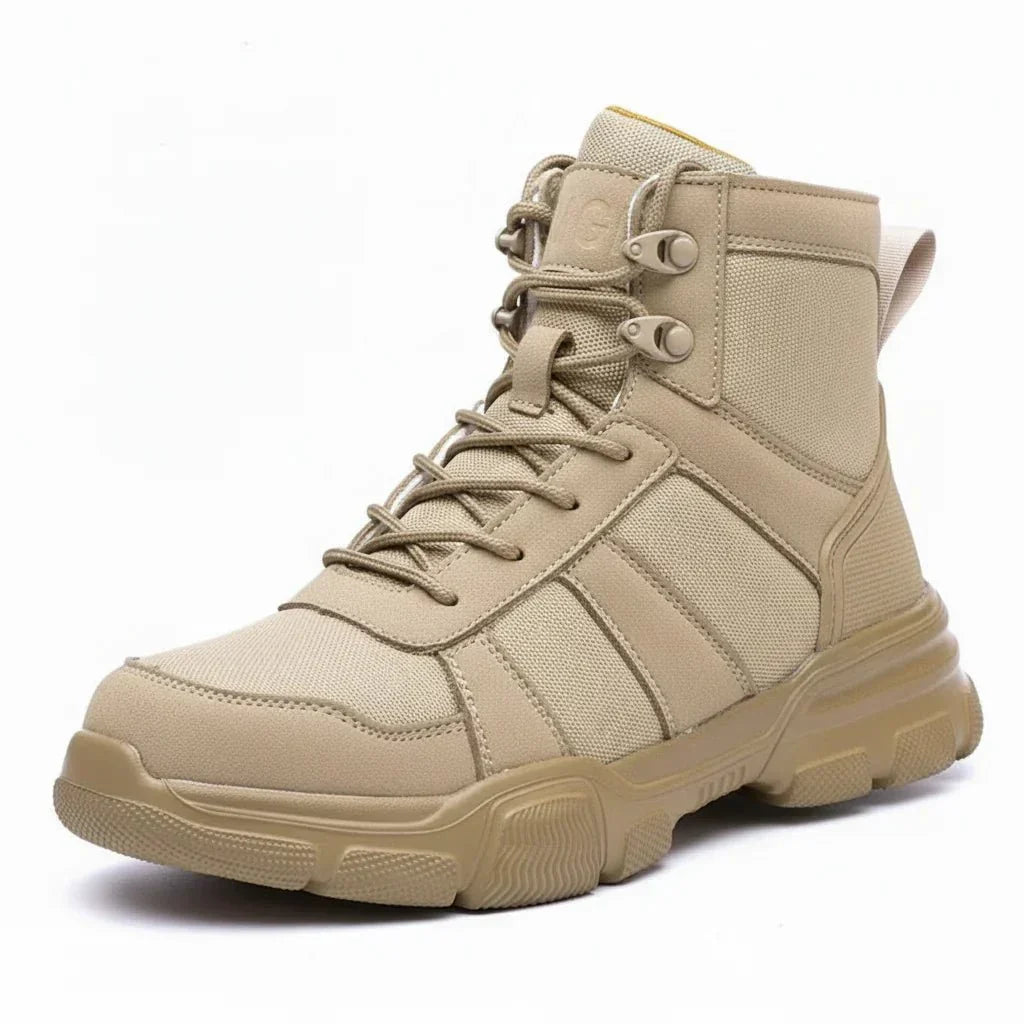 Indestructible Work Boots with Steel Toe Protection