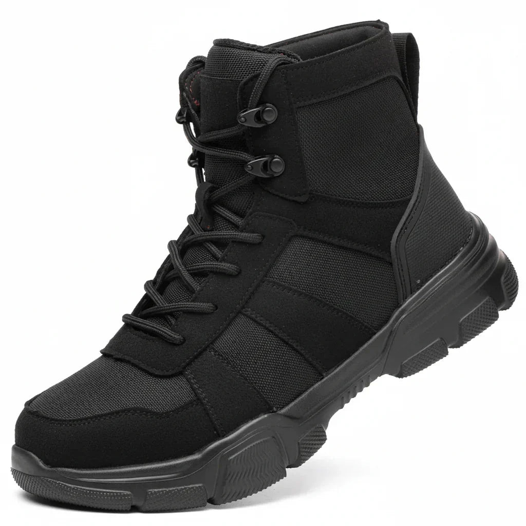 Indestructible Work Boots with Steel Toe Protection