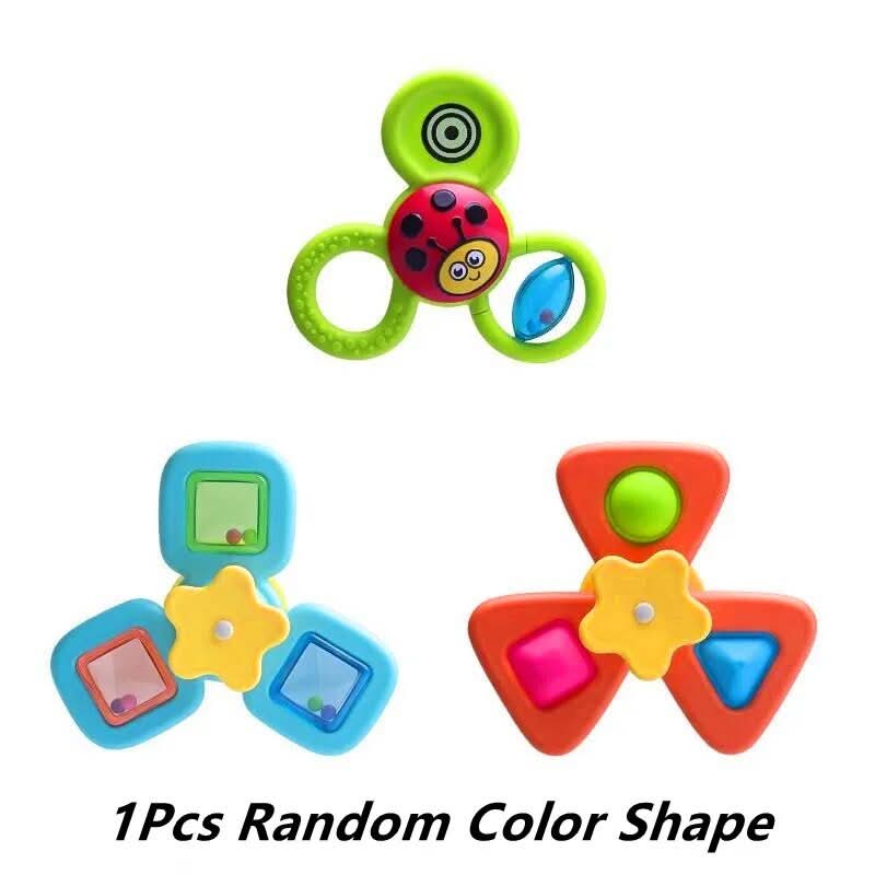 Colorful Bath Fidget Spinner with Cute Insect Design