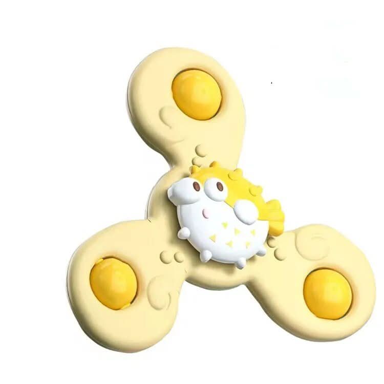Colorful Bath Fidget Spinner with Cute Insect Design