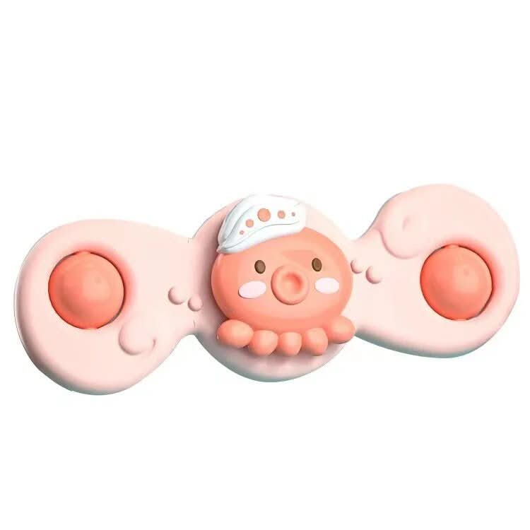 Colorful Bath Fidget Spinner with Cute Insect Design