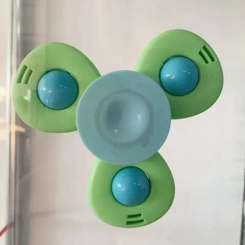 Colorful Bath Fidget Spinner with Cute Insect Design