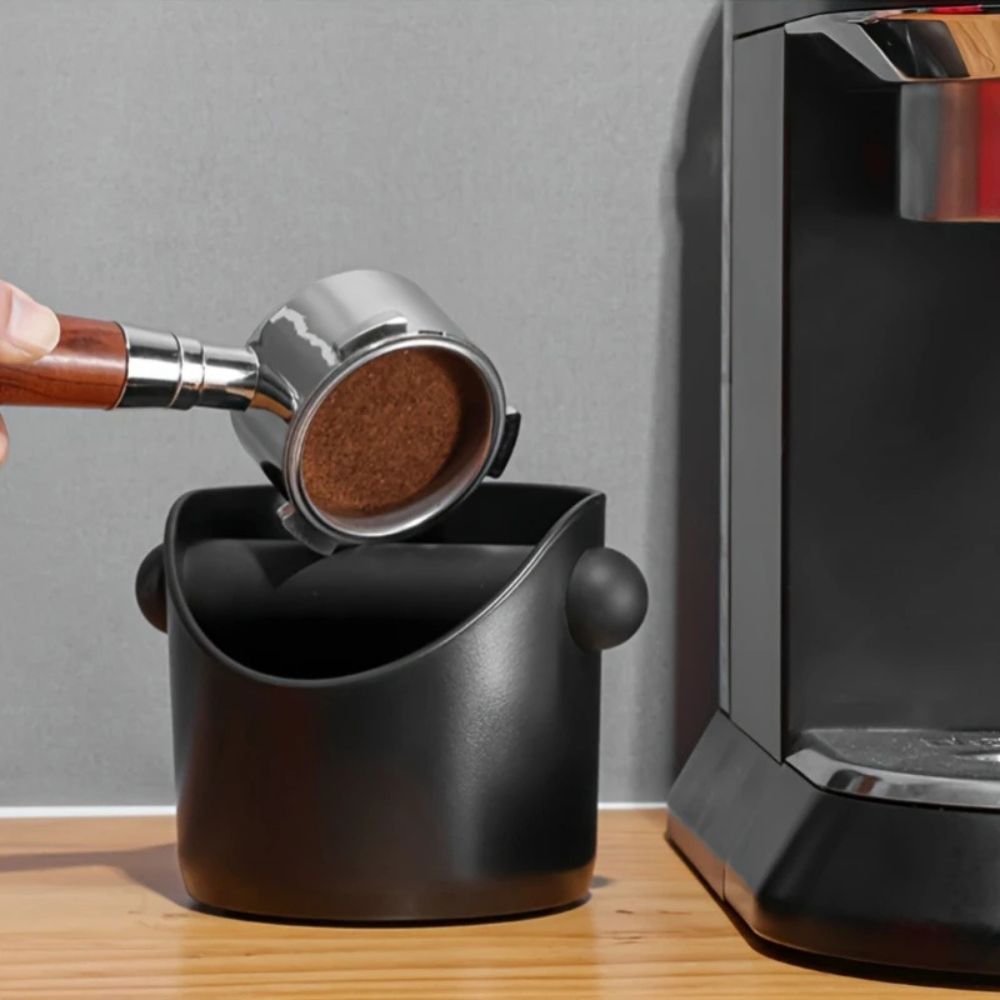 Compact Coffee Knock Box for Mess-Free Countertops