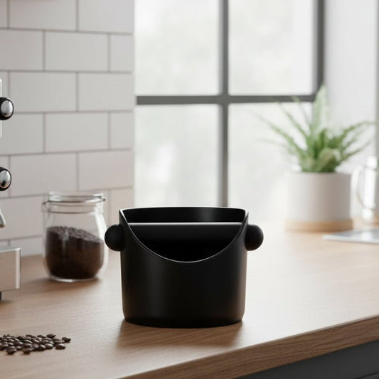 Compact Coffee Knock Box for Mess-Free Countertops