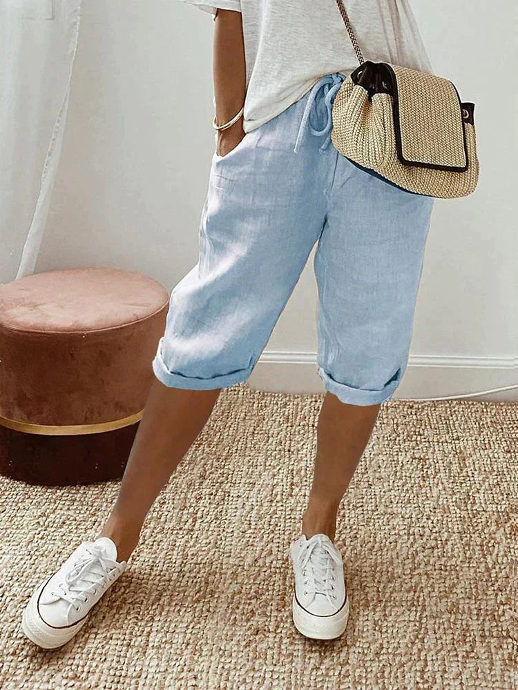 Breathable Linen Shorts