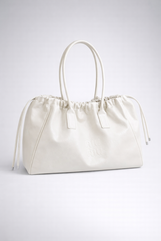 White large tote bag for work