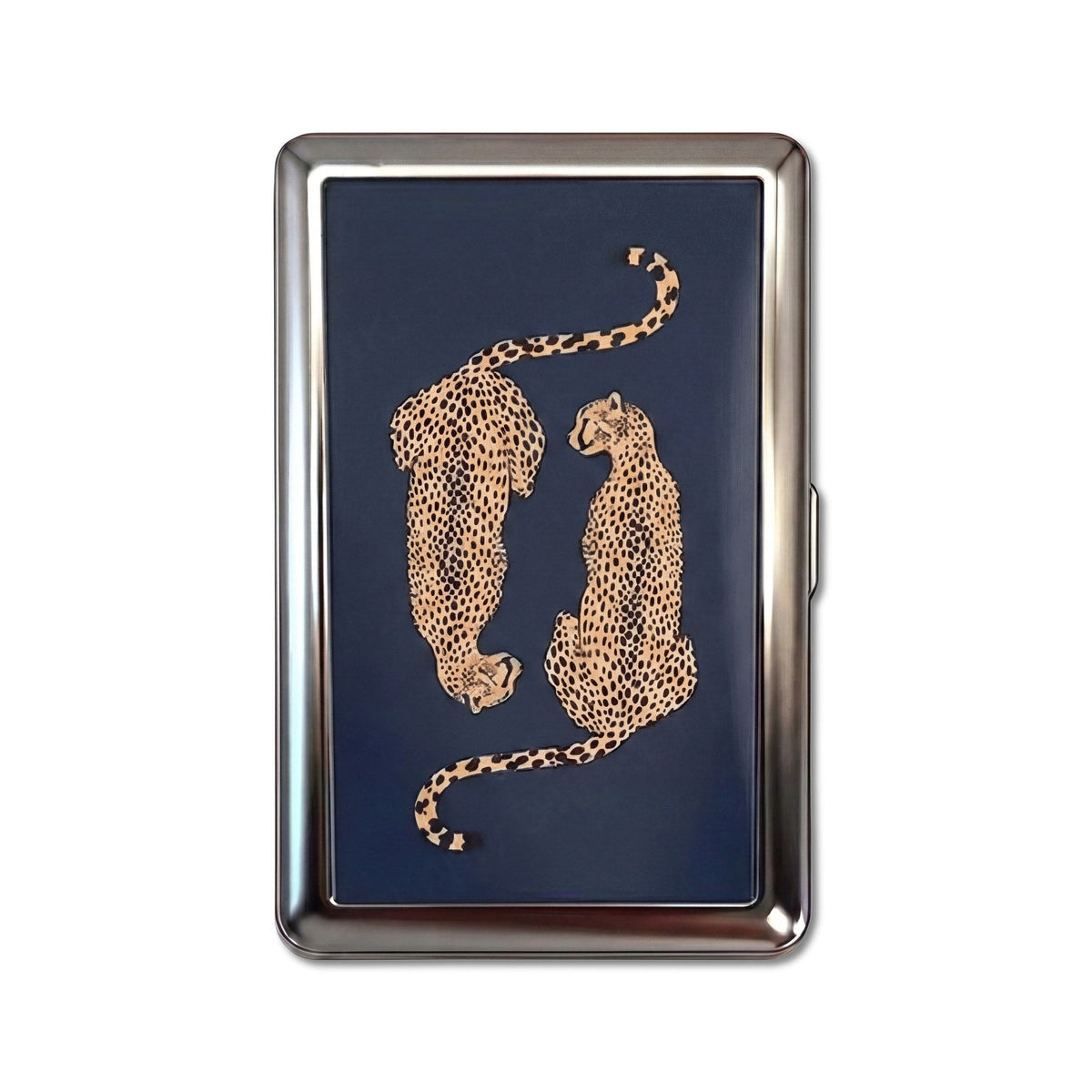 Leopard Tin Cardholder Wallet