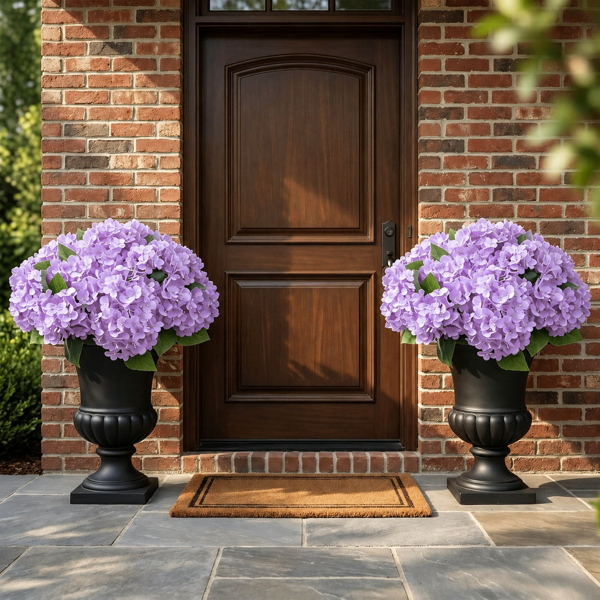 Artificial Outdoor Hydrangea Flowers, UV Resistant
