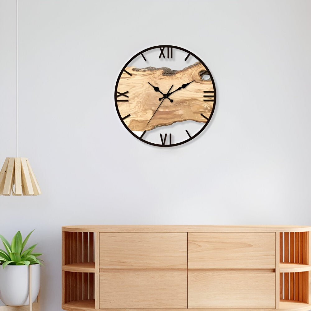Elegant Clear Acrylic Wall Clock for Modern Minimalist Homes