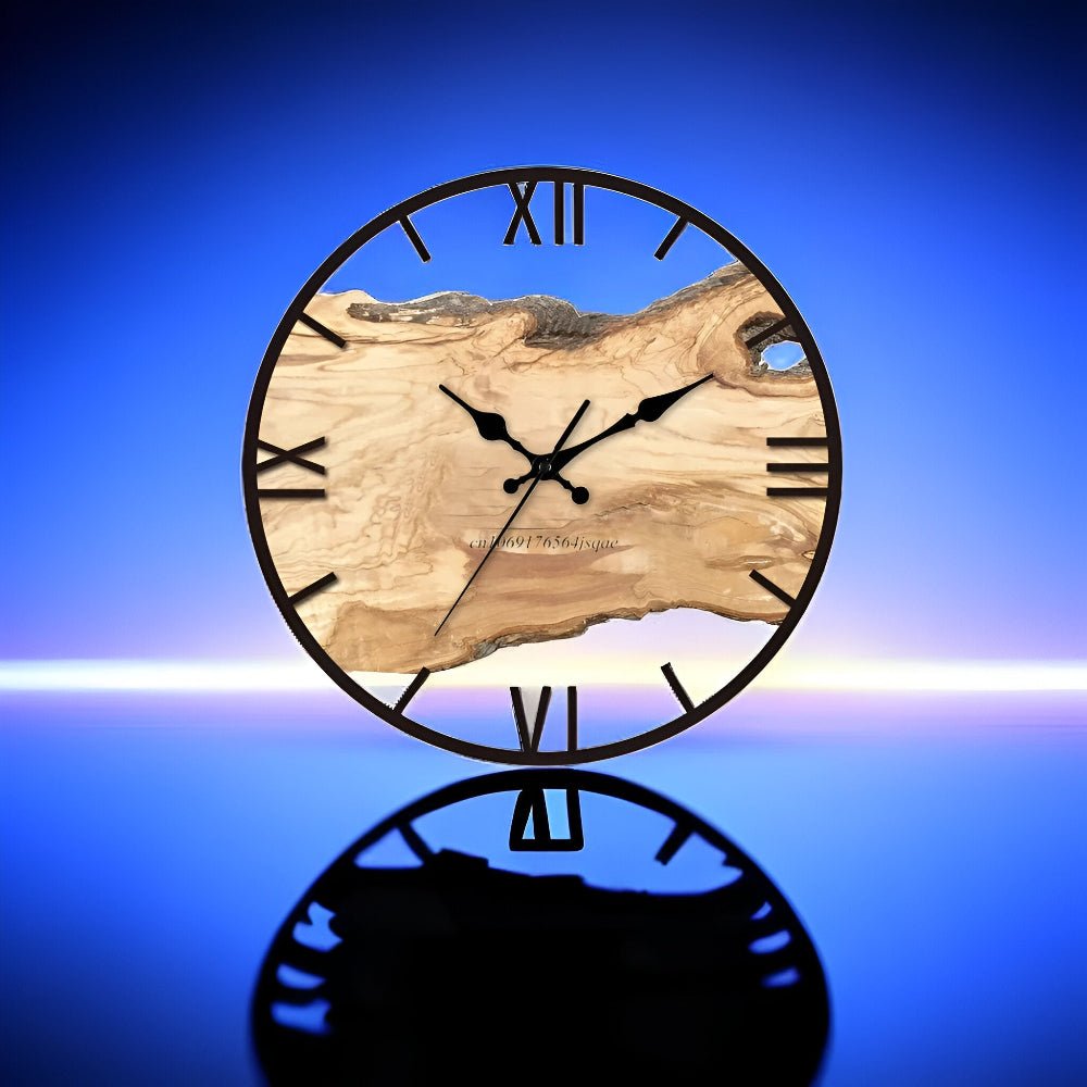 Elegant Clear Acrylic Wall Clock for Modern Minimalist Homes