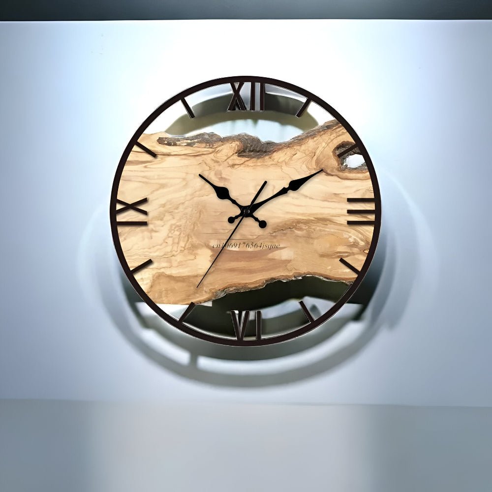 Elegant Clear Acrylic Wall Clock for Modern Minimalist Homes