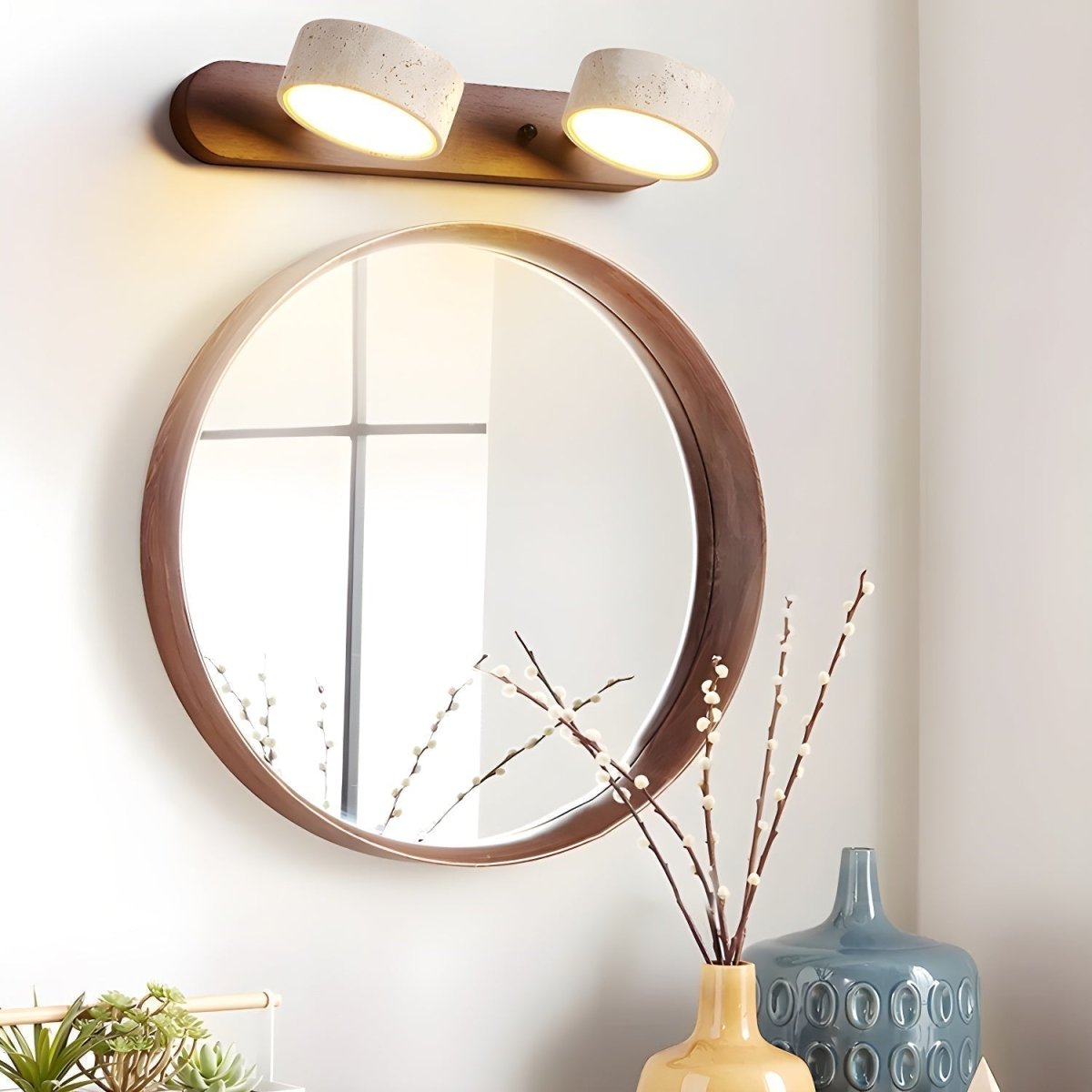 Travertine LED Wall Sconce for Architectural Luxury