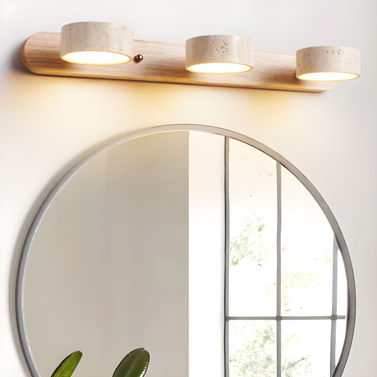 Travertine LED Wall Sconce for Architectural Luxury