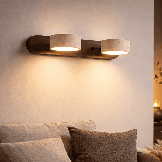 Travertine LED Wall Sconce for Architectural Luxury